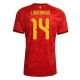 Belgija Dodi Lukebakio #14 Replike Domaci Dres SP 2026 Kratak Rukav
